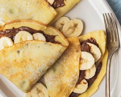 Crêpe nutella banane